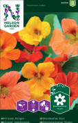 Krasse, Slinger-, bl färger - Tropaeolum majus Mix