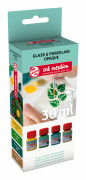 Talens Art Creation Glass & Porcelain Opaque set Green Gold | 4 x 30 ml
