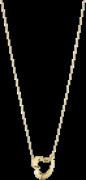 Georg Jensen - Love Leaf Heart Halsband Guld