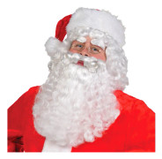 Jultomte Peruk med Skägg och Ögonbryn