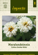 Zinnia, Maryland-, Zahara Double White