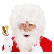 Jultomten kit peruk och lockigt skägg