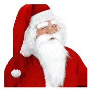 Jultomten skägg med mustasch och ögonbryn