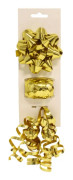 Presentsnöre Rosett Set Guld