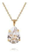 Halsband "Mini Drop Necklace Gold - Crystal" - Caroline Svedbom