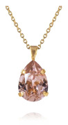 Halsband "Mini Drop Necklace Gold - Vintage Rose" - Caroline Svedbom