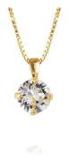 Classic Stud Necklace / Vintage Rose
