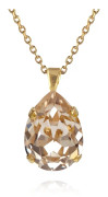 Halsband "Classic Drop Necklace Guld - Silk" - Caroline Svedbom