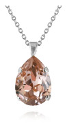 CAROLINE SVEDBOM - Classic Drop Necklace Rh/vintagerose