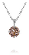 Caroline Svedbom - Classic Petite Necklace Rhodium Vintage Rose
