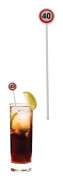 Drinkpinnar Trafikskylt 40 - 12-pack