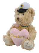 Studentdjur Nallebjörn med Rosa Hjärta