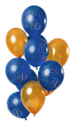 Latexballonger Happy 40th True Blue