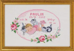 Broderikit Dopminne flicka