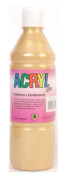 Akryl metallic 500ml guld