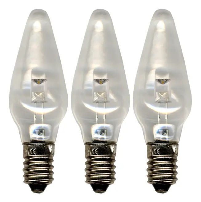 STAR TRADING Reserv LED E10 0,2W Klar 3-Pack