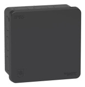 Förgreningsdosa Mureva antracitgrå, IP65, 87 x 87 x 42 mm