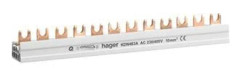 Hager Insulated busbar 4p fork 10mm2 8m