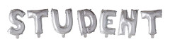 Ballonggirlang Student Silver Metallic