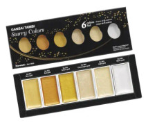 ZIG Gansai Tambi Akvarell 6-set Starry