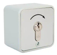 Bennike & Wander Geba key switch 1 x pulse 1 pole with cylinder