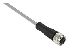 TELEMECANIQUE SENSORS Sensor cable pvc m12 4-pin female straight 2 meters xzcpv1141l2