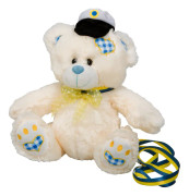 Student nalle - Vit