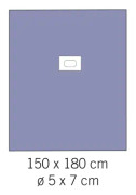 Hållakan häftande evercare - 150x180cm hål 5x7cm