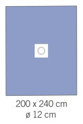 Hållakan häftande evercare - 200x240cm hål 12cm