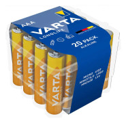 Varta Alkaliska batterier Longlife LR03/AAA 20-Pack