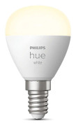 Philips Hue White - LED-glödlampa - form: P45 - E14 - 5.7 W (motsvarande 40 W) - klass G - varmt vitt ljus - 2700 K - vit