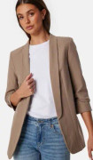 Pieces Blazer Boss 3/4 Brun XS Kvinna