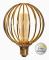 LED-lampa Star Trading E27 G125 Globe Gold