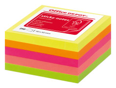 Office Depot Notiskub Mini 50x50mm neon