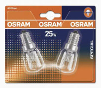 Päronlampa 2-pack glödljus 25W Osram