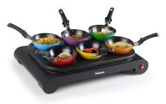 TRISTAR Wokset 6 färgade pannor