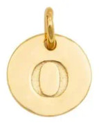 Berlock Mini Letter Guld O