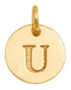 Berlock Mini Letter Guld U