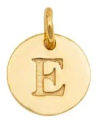 Berlock Mini Letter Guld E