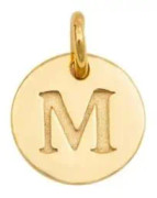 Berlock Mini Letter Guld M
