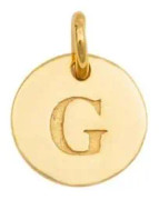 Berlock Mini Letter Guld G