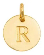 Berlock Mini Letter Guld R