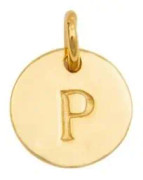 Berlock Mini Letter Guld P