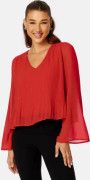 VILA Odilla L/S Top Pompeian Red 36
