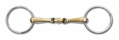 Waldhausen Double Broken Snaffle Cooper Guld 11.5 cm