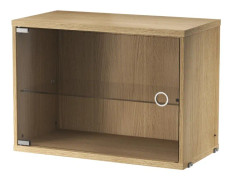 Skåp med glasdörr 58x30 Ek