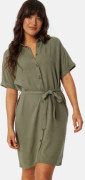 Pieces Pcvinsty Linen Shirt Dress Deep Lichen Green XL