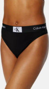 Calvin Klein Trosor CK96 High Waisted Brazilian Briefs Svart bomull X-Small Dam