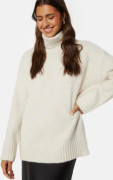 Pieces Nancy Loose Roll Neck Birch M