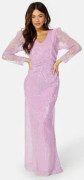 byTiMo Sequins Maxi Dress 046 Liliac XL